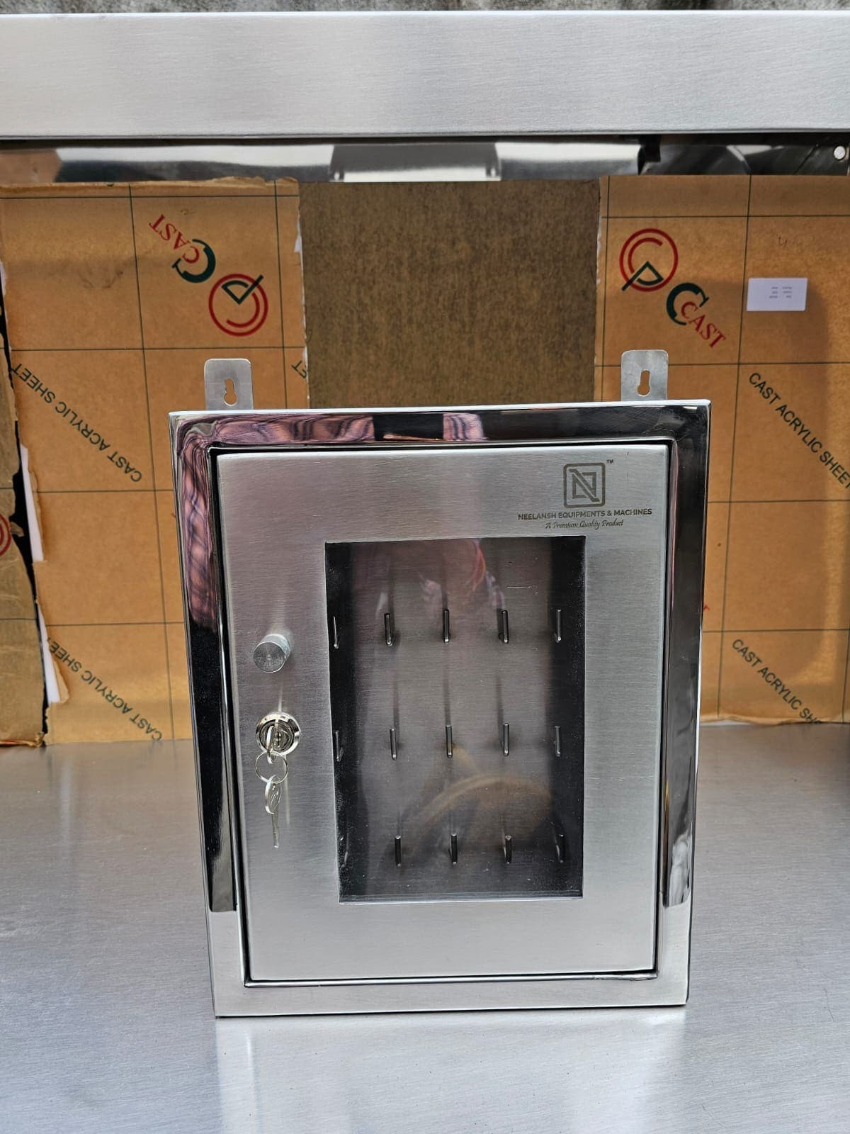 SS Key Box / Key Cabinet made by Neelansh Equipments & Machines, Pune